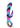 Colourful Camo Dini Vibrator Blue Heating