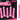 PECKER PARTY CANDLES SET OF 5 PINK