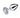 Round Metal Plug with Clear Round Gem