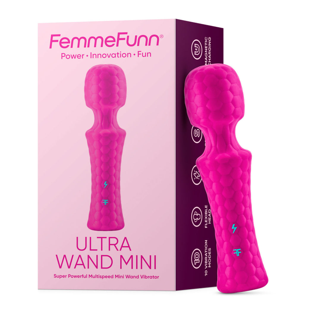 FemmeFunn- Ultra Mini Wand- Rechargeable- Pink