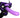 Vibrating Harness - Purple