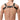 Male Cross Front Neoprene Harness with Zips