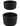Nero By Playful Liquid Silicone Ball Stretcher Rings -2pk  - Black