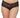 Dreamgirl Open Crotch Panty 7177  Black Size Large