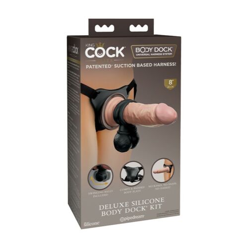 KING COCK DELUX BODY DOCK KIT 8''