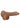 Realistic Dildo with Balls 7" -  Tan
