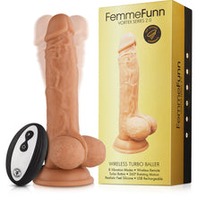 Load image into Gallery viewer, FEMME FUNN RECHARGEABLE WIRELESS TURBO BALLER 2.0 NUDE
