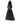Leather Tasselled Riding Crop Black