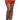 DG THIGH HIGH SHEER CONTRAST RED/BLK SATIN BOW