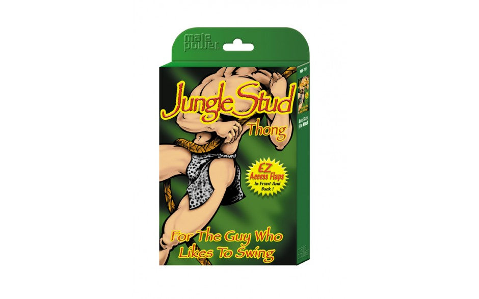 MALE POWER JUNGLE STUD THONG OS