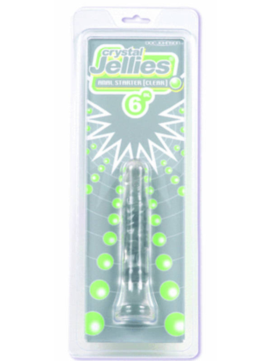 CRYSTAL JELLIES ANAL STARTER CLEAR 6IN