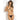 RENE ROFE SEXY CHAIN REACTION 3 PIECE BRA SET OS BLACK AND GOLD