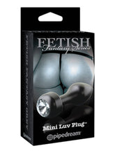 Load image into Gallery viewer, FETISH FANTASY MINI LUV PLUG BLACK
