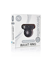 Load image into Gallery viewer, SENSUELLE RECHARGEABLE BULLET RING BLACK
