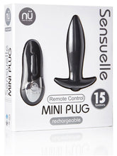 Load image into Gallery viewer, NU SENSUELLE REMOTE CONTROL MINI PLUG BK
