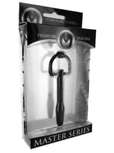 Load image into Gallery viewer, MASTER SERIES CUM THRU D-RING SILICONE BLACK
