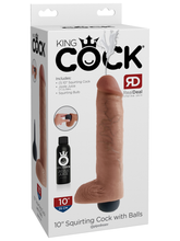 Load image into Gallery viewer, KING COCK 10&quot; SQUIRTING WITH BALLS FLESH
