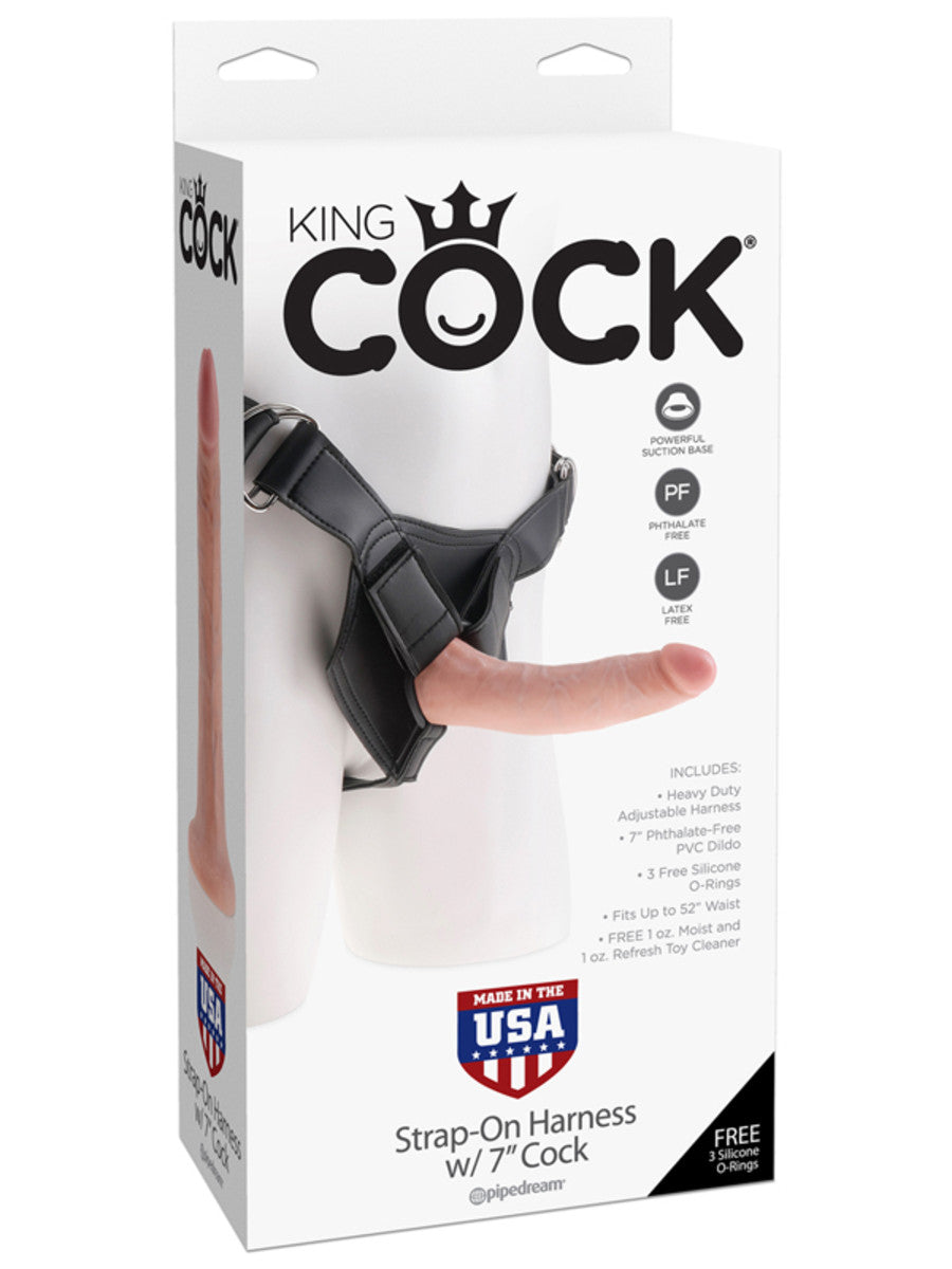 KING COCK STRAP-ON HARNESS& 7