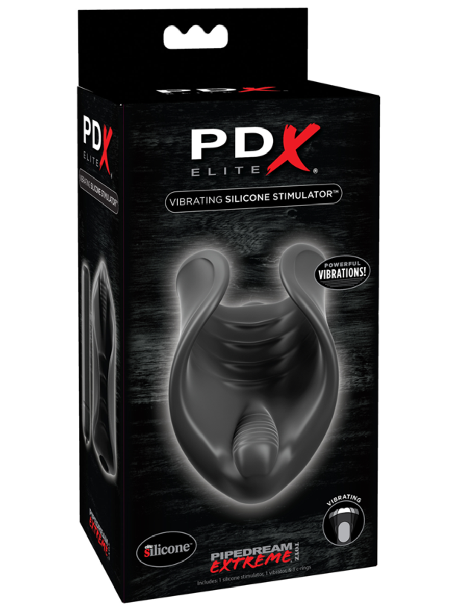 PDX ELITE VIBRATING SILICONE STIMULATOR