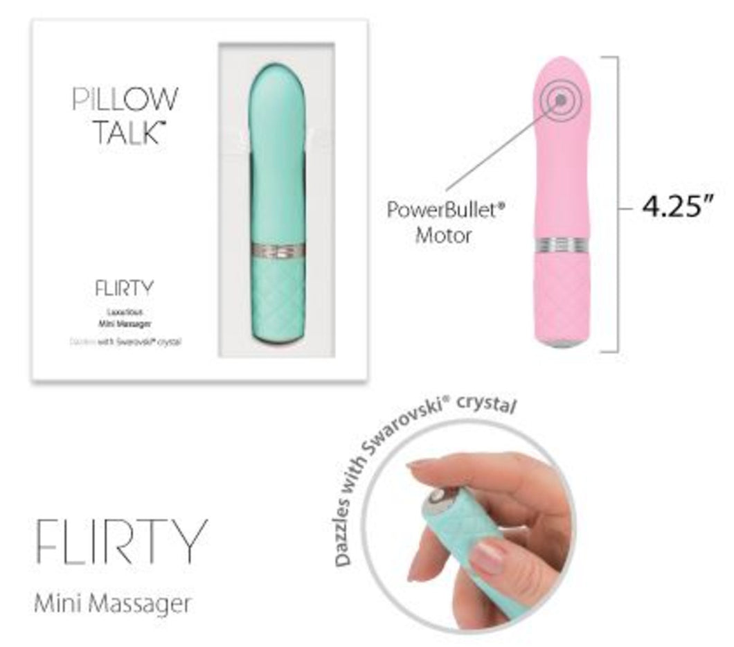 PILLOW TALK FLIRTY BULLET PINK