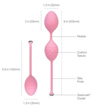 Load image into Gallery viewer, PILLOW TALK FRISKY DUO KEGEL BALLS PINK
