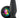 Glams - Black With Rainbow Gem
