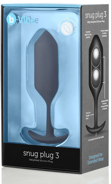 B-VIBE SNUG PLUG 3 BLACK