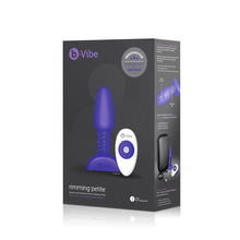 Load image into Gallery viewer, B-VIBE PETITE RIMMING PLUG PURPLE RECHARGE
