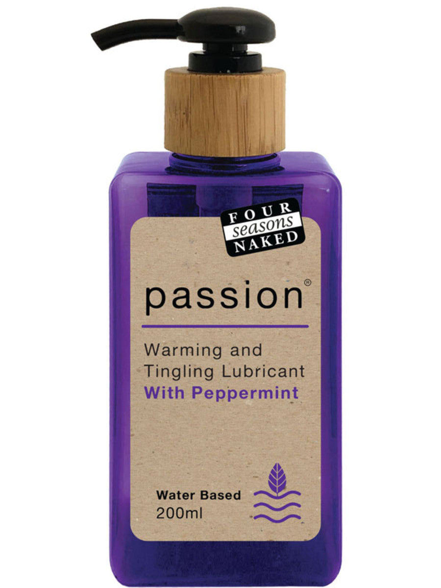 FOUR SEASONS PASSION LUBRICANT 200ML PEPPERMINT