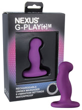 Load image into Gallery viewer, G-PLAY PLUS MEDIUM UNISEX VIBRATOR PURPLE
