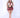 STM-11005XP EXTRA CREDIT SCHOOL GIRL COSTUME WHITE/RED OSX
