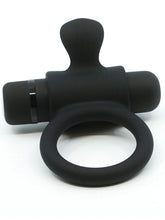 Load image into Gallery viewer, NU SENSUELLE SILICONE BULLET RING BLACK
