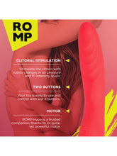 Load image into Gallery viewer, ROMP HYPE G-SPOT VIBRATOR RED
