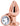 Rear Assets Medium Butt Plug - Rose Gold with Clear Gem