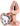 Rear Assets Small Butt Plug - Rose Gold with Clear Heart