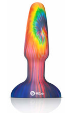 Load image into Gallery viewer, B-Vibe - PEACE AND LOVE TIE-DYE RIMMING PLUG
