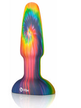 Load image into Gallery viewer, B-Vibe - PEACE AND LOVE TIE-DYE RIMMING PLUG
