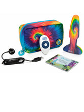 Load image into Gallery viewer, B-Vibe - PEACE AND LOVE TIE-DYE RIMMING PLUG
