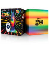 Load image into Gallery viewer, B-Vibe - PEACE AND LOVE TIE-DYE RIMMING PLUG
