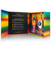 Load image into Gallery viewer, B-Vibe - PEACE AND LOVE TIE-DYE RIMMING PLUG
