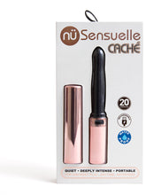 Load image into Gallery viewer, NU SENSUELLE CACHE 20 FUNC RECHARGEABLE COVERED VIBE ROSE GOLD
