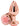 Rear Assets Medium Butt Plug - Rose Gold with Pink Rose
