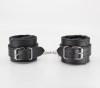 Load image into Gallery viewer, BERLIN BABY B-HAN02BLK FUR LINED HANDCUFFS BLACK
