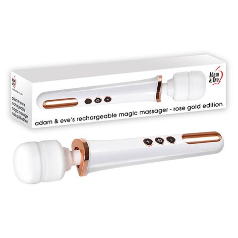 ADAM & EVE RECHARGEABLE MAGIC MASSAGER - ROSE GOLD