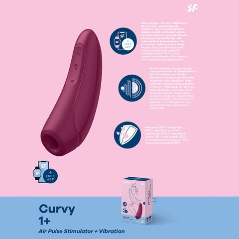 SATISFYER CURVY 1+ RED