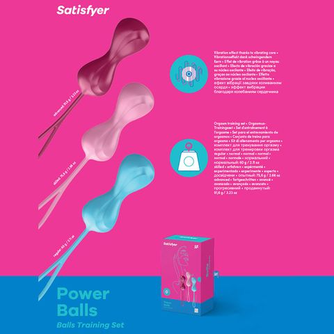 SATISFYER LOVEBALLS 2 - 3 PACK