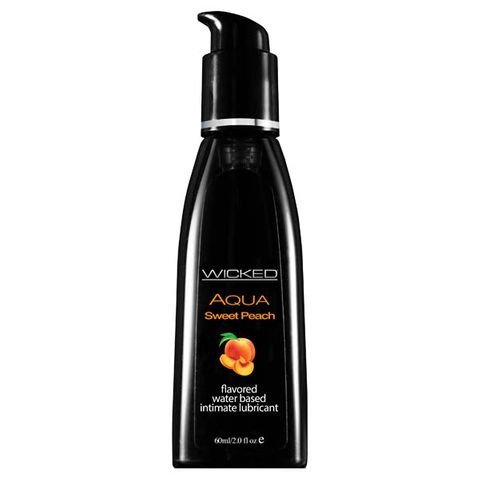 WICKED AQUA SWEET PEACH LUBRICANT 60ML