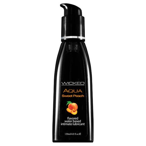 WICKED AQUA SWEET PEACH LUBRICANT 120ML