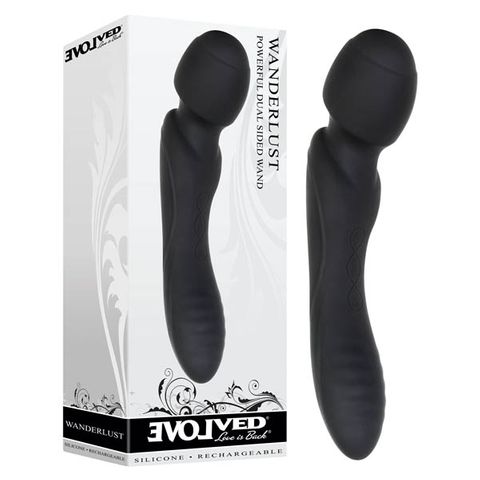 EVOLVED WANDERLUST POWERFUL DUAL SIDED WAND BLACK