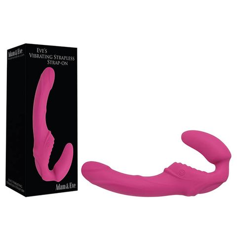 ADAM & EVE VIBRATING STRAPLESS STRAP-ON